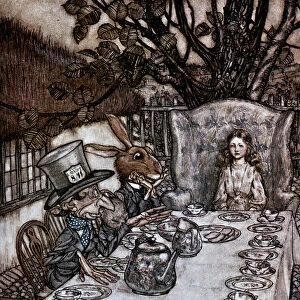 Alice in Wonderland, 1917. Artist: Arthur Rackham