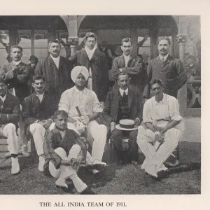 The all-India cricket team of 1911 (1912)