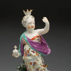 Allegorical Figure of Europe, Derby, 1770 / 80. Creator: Derby Porcelain Manufactory