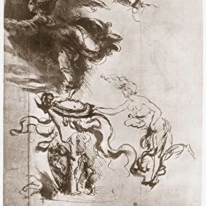 Allegory of Fortuna, c1483. Artist: Leonardo da Vinci