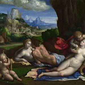 An Allegory of Love, c. 1527-1530. Artist: Garofalo, Benvenuto Tisi da (1481-1559)