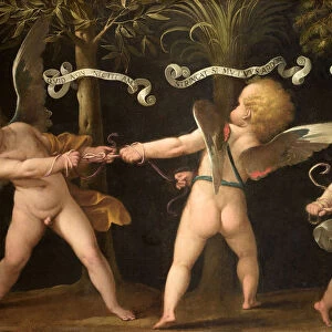 Allegory with winged cherubs, c. 1635. Creator: Bianchi, Isidoro (1581-1662)