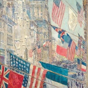 Allies Day, May 1917, 1917. Creator: Frederick Childe Hassam