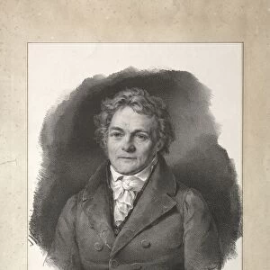 Aloys Senefelder. Creator: Franz Seraph Hanfstaengl (German, 1804-1877)