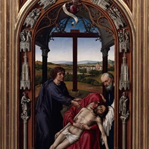 The Altar of Our Lady (Miraflores Altar), c. 1440. Artist: Weyden, Rogier, van der (ca. 1399-1464)