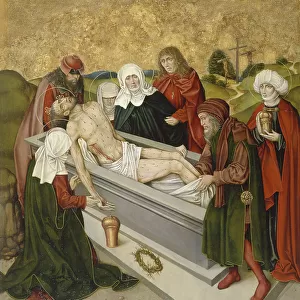 Altarpiece with the Passion of Christ: Entombment, c1480-1495. Creator: Unknown