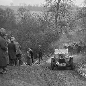 Alvis 12 / 60 of A Powys-Lybbe competing in the Sunbac Colmore Trial, Gloucestershire, 1933
