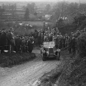 Alvis of RC Porter competing in the MCC Exeter Trial, Ibberton Hill, Dorset, 1930