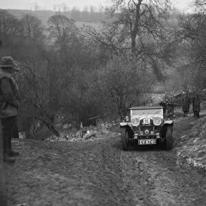 Alvis Silver Eagle of EW Bass competing in the Sunbac Colmore Trial, Gloucestershire, 1933