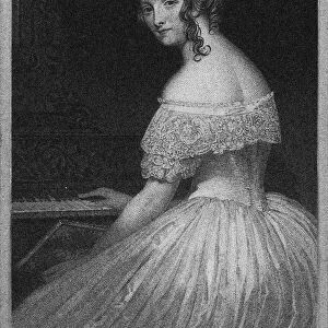 Amalie von Krudener, 1830s. Artist: Anonymous