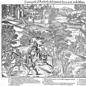 Amboise Enterprise or Conspiracy, French Religious Wars, March 1560 (c1570). Artist: Jacques Tortorel