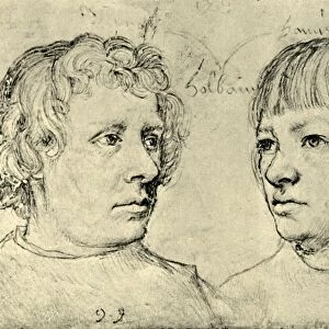 Ambrosius and Hans, the artists sons, 1511, (1943). Creator: Hans Holbein the Elder