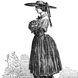 Amelia Bloomer, American feminist and champion of dress reform, 1869