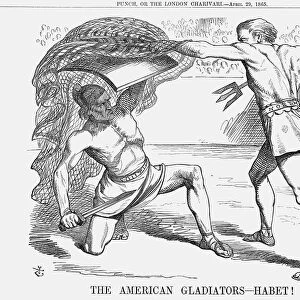 The American Gladiators - Habet!, 1865. Artist: John Tenniel