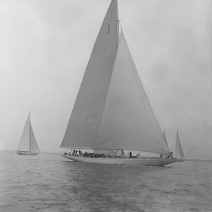 The American J-Class yacht Yankee, 1935. Creator: Kirk & Sons of Cowes