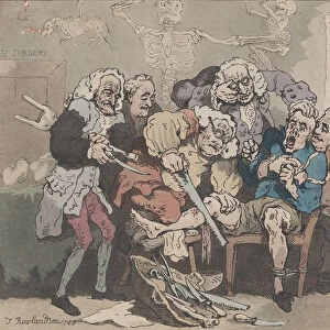 Amputation, February 17, 1786. February 17, 1786. Creator: Thomas Rowlandson
