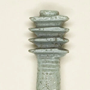 Amulet of a Djed Pillar, Egypt, Third Intermediate Period, Dynasty 21-25 (1070-525 BCE)
