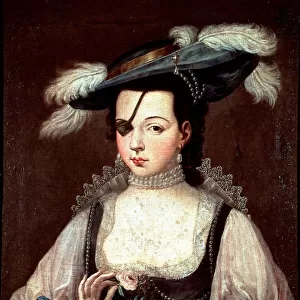Ana Mendoza y de la Cerda called Princess of Eboli (1540-1591), oil painting, collection
