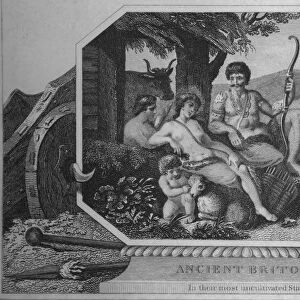 Ancient Britons, in their most uncultivated State, 1838