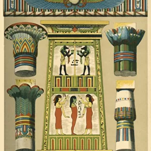 Ancient Egyptian decoration, (1898). Creator: Unknown