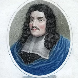 Andrew Marvell, English metaphysical poet, 1815. Artist: R Page