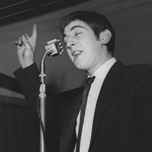 Andy Cooper singing with Riverside Jazz Band, Cambridge, 1962. Creator: Brian Foskett