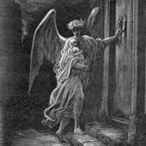 The Angel and the Orphan, 1872. Creator: Gustave Doré