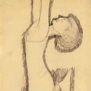 Anna Akhmatova as Acrobat, 1911. Artist: Modigliani, Amedeo (1884-1920)