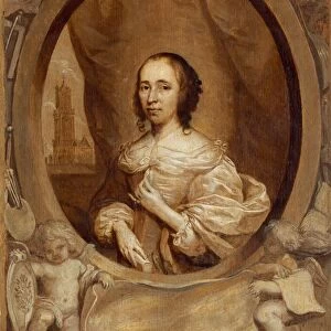 Anna Maria van Schurman, 1657. Creator: Cornelis Janssens van Ceulen