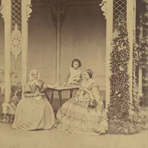 Anna Woss, Marie and Marie Antoine, 1850s-60s. Creator: Franz Antoine