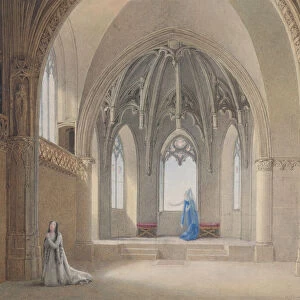 Anne, ma soeur Anne, ne vois-tu rien venir?, 1817. Creator: Auguste Garneray