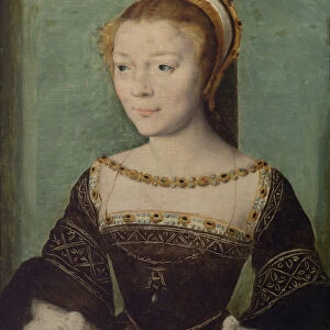 Anne de Pisseleu (1508-1576), Duchesse d Etampes, ca. 1535-40. Creator: Corneille de Lyon