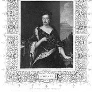 Anne, Queen of Great Britain, (19th century). Artist: J Cochran