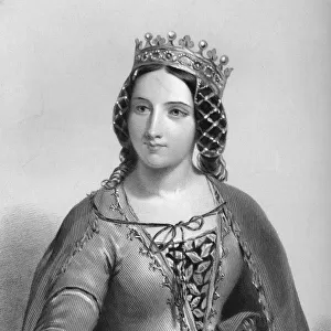 Anne of Warwick (1456-1485), queen consort of King Richard III, 1851