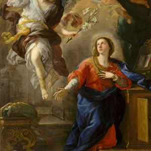 The Annunciation, 1672. Creator: Luca Giordano