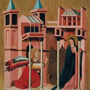 The Annunciation. Artist: Master of the Cini Madonna (active ca 1330)