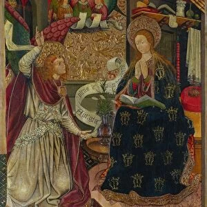The Annunciation, c. 1457. Creator: Jaume Ferrer (Spanish, 1460 / 70)