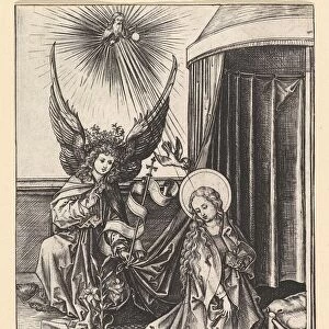 The Annunciation, ca. 1435-1491. Creator: Martin Schongauer
