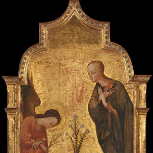The Annunciation, ca. 1435. Creator: Sassetta