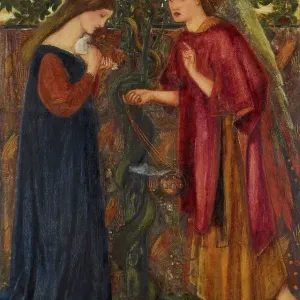 The Annunciation, mid-late 19th century. Creator: Sir Edward Coley Burne-Jones