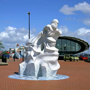 Antarctic 100 Memorial, Waterfront Park, Cardiff, Wales