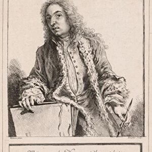 Antoine Watteau, c. 1727. Creator: Francois Boucher (French, 1703-1770)