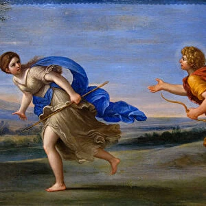 Apollo and Daphne, c. 1615-1620. Artist: Albani, Francesco (1578-1660)