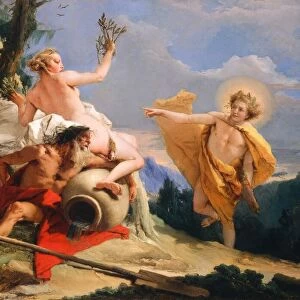 Apollo Pursuing Daphne, c. 1755 / 1760. Creator: Giovanni Battista Tiepolo