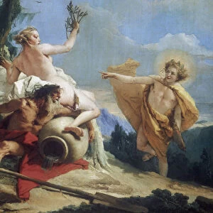Apollo Pursuing Daphne, c1755-1760. Artist: Giovanni Battista Tiepolo