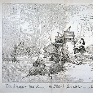 The apostate Jack R - the political rat catcher - NB. Rats taken alive!, 1784