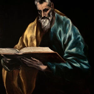 The Apostle Simon. Artist: El Greco, Dominico (1541-1614)