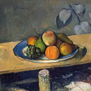 Apples, Pears and Grapes, 1879-1880. Artist: Paul Cezanne