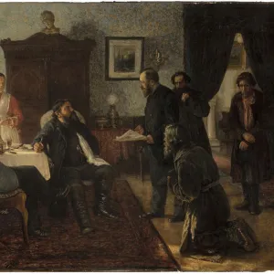 Applicants, 1888. Artist: Zhuravlev, Firs Sergeevich (1836-1901)