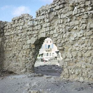Arch in the seawall of Acre